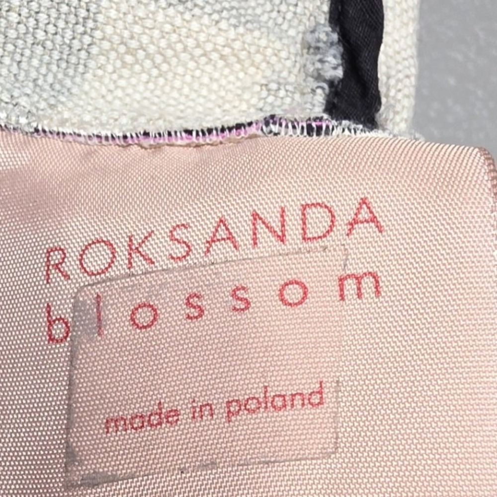 Roksanda Blossom Girls 6 Abstract Geometric‎ Linen Blend Dress - Picture 10 of 15
